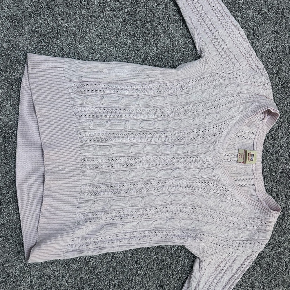 Faded Glory Light Pink Sweater